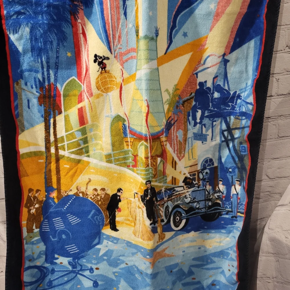 Vintage Disney Beach Towel MGM STUDIOS